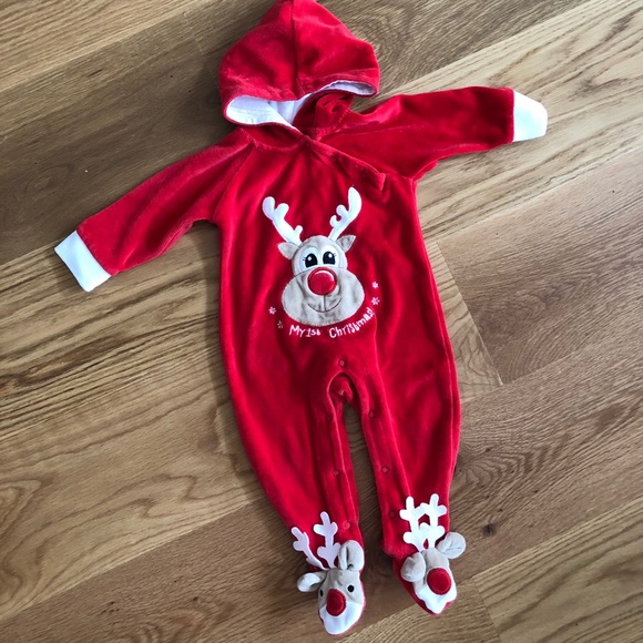 Ho-Ho-Ho Other - Christmas Onesie 9 mo